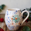 Handmade Tile Mug Giraffe