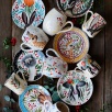 Handmade Tile Mug Alpaca