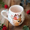 Handmade Tile Mug Alpaca