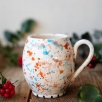 Handmade Tile Mug Mockingbird