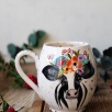 Handmade Tile Mug Cow