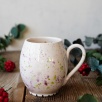 Handmade Tile Mug Cow