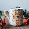 Handmade Tile Mug Giraffe