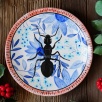 Handmade Design Tile Plate Ant