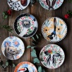 Handmade Design Tile Plate Ant