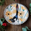 Handmade Design Tile Plate Swallow