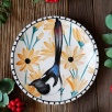 Handmade Design Tile Plate Swallow
