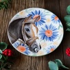 Handmade Design Tile Plate Horse