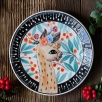Handmade Design Tile Plate Alpaca