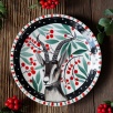 Handmade Design Tile Plate Goat