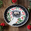 Handmade Design Tile Plate Ostrich