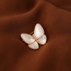 Handmade Design Silver Brooch with Mother of Pearl