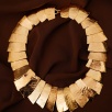 Handmade Gold Plated Brass Necklace