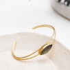 Handmade Gold Plated Brass Bracelet Labradorite