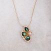 Handmade Design Silver Necklace with Mother of Pearl