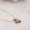 Handmade Design Silver Necklace with Mother of Pearl