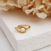 Handmade Design Silver Ring with Pearl