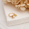 Handmade Design Silver Ring with Pearl