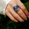 Handmade Spiral Design Silver Ring
