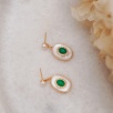 Handmade Design Silver Earrings Pearl and Mother of Pearl