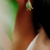 Handmade Design Silver Earrings With Kyanite Stone