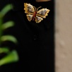 Handmade Butterfly Design Silver Brooch