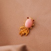 Handmade Silver Brooch with Fish Design