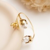 Handmade Design Brass Bracelet Baroque Pearl