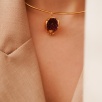 Handmade Design Brass Necklace With Pomegranate Design