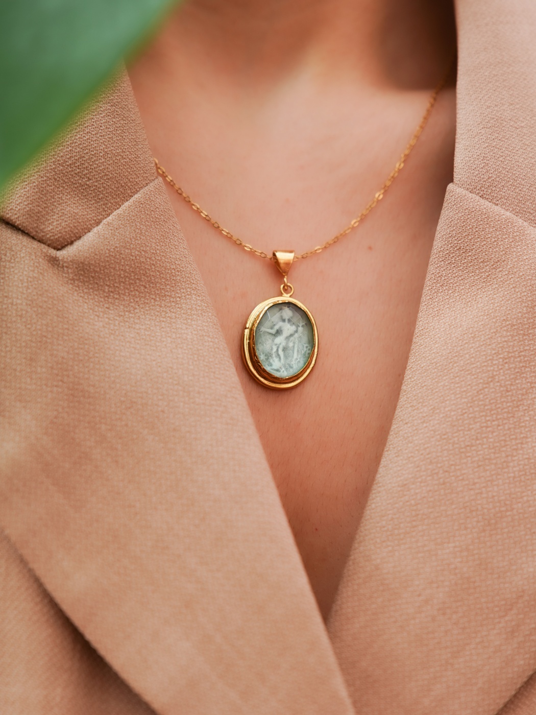 Handmade Design Brass Necklace With Historical Coin Design