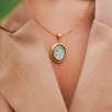 Handmade Design Brass Necklace With Historical Coin Design