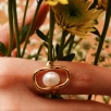Handmade Design Silver Ring Pearl