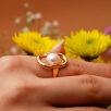 Handmade Design Silver Ring Pearl