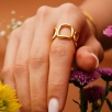 Handmade Design Brass Ring