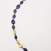 Handmade Design Silver Necklace with Lapis Lazuli