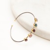 Handmade Silver Bracelet with Tourmaline Stones