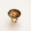 Handmade Design Silver Ring With Citrine Stone