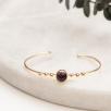 Amethyst Stoned Handmade Silver Bracelet