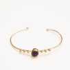 Amethyst Stoned Handmade Silver Bracelet