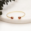 Agate Stoned Handmade Silver Bracelet