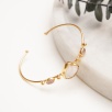Handmade Silver Bracelet with Pearl and Quartz Stones