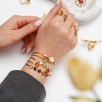 Handmade Silver Bracelet with Pearl and Quartz Stones