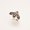 Handmade Design Silver Ring With Bee Desing