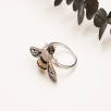 Handmade Design Silver Ring With Bee Desing