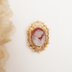 Handmade Design Silver Cameo Brooch