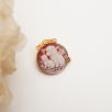 Handmade Design Silver Cameo Brooch
