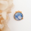 Handmade Design Silver Cameo Brooch