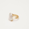 Handmade Design Silver Ring with Pearl