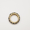 Handmade Design Full Round Onyx Stone Silver Ring