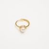 Handmade Design Silver Ring with Pearl